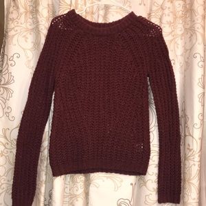 Maroon sweater from Nordstrom